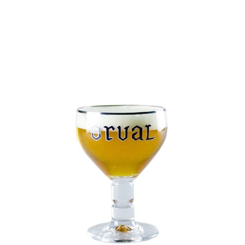 Verre galopin Orval 17 cl à pied pour bière trappiste belge Verre galopin Orval 17 cl à pied pour bière trappiste belge