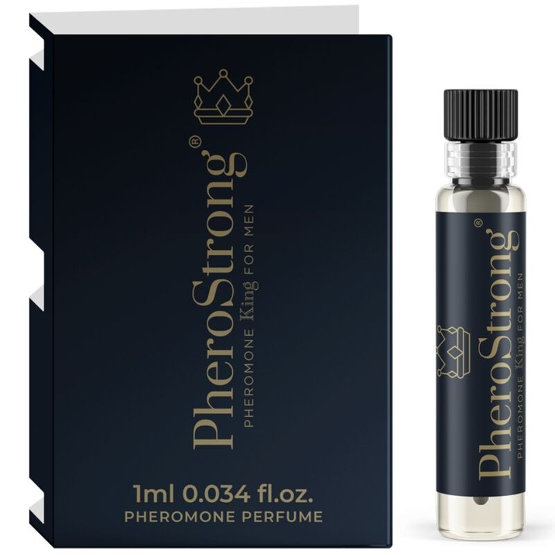 PHEROSTRONG - PARFUM PHÉROMONE KING POUR HOMME 1 ML PHEROSTRONG - PARFUM PHÉROMONE KING POUR HOMME 1 ML