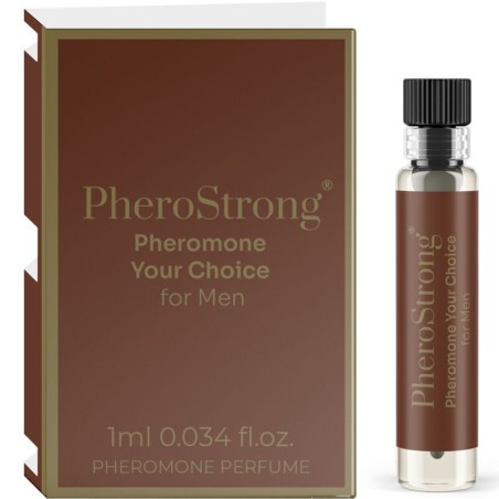 PHEROSTRONG - PARFUM PHÉROMONE AU CHOIX POUR HOMME 1 ML PHEROSTRONG - PARFUM PHÉROMONE AU CHOIX POUR HOMME 1 ML