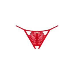 Ingridia string ouvert - Rouge XL/XXL