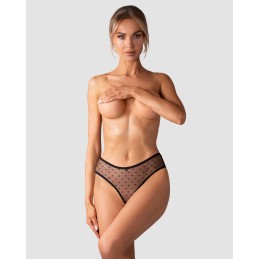 Nuites culotte haute - Noire S/M - Obsessive - Lingerie Femme