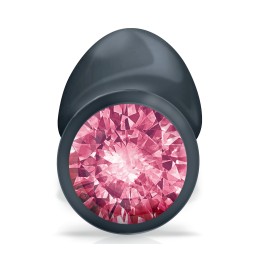 Plug Anal Bijou Geisha Ruby M - Noir et Rose M - Dorcel - Anal