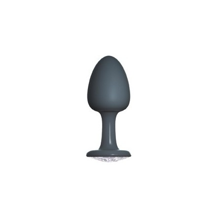 Plug Anal Bijou Geisha Diamond M - Noir et Blanc M - Dorcel - Anal