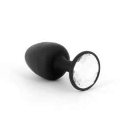 Plug Anal Bijou Geisha Diamond M - Noir et Blanc M - Dorcel - Anal