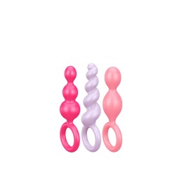 Plug anal Satisfyer Booty Call 3 pcs - Multicolor  - Satisfyer - Anal