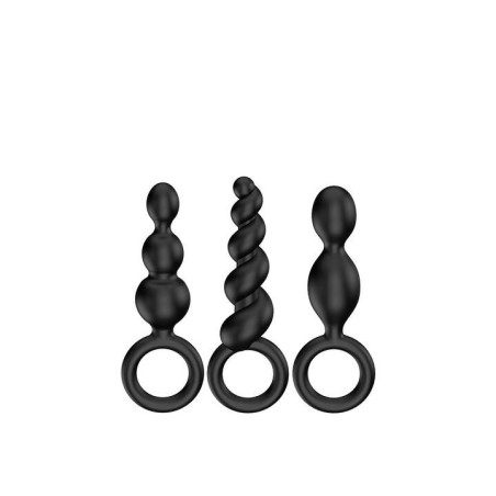 Plug anal Satisfyer Booty Call 3 pcs - Noir  - Satisfyer - Anal