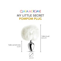 My little secret pompom plug - blanc Taille unique