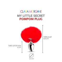 My little secret pompom plug - rouge Taille unique
