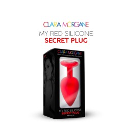 My red silicone secret plug medium Taille unique - Clara Morgane - Anal