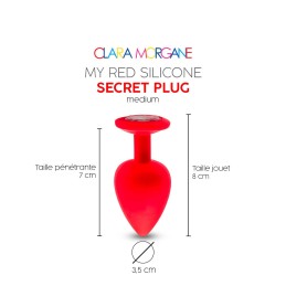 My red silicone secret plug medium Taille unique My red silicone secret plug medium Taille unique