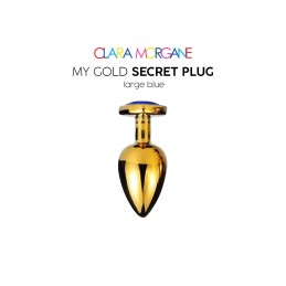 My Gold Secret Plug - Bleu M - Clara Morgane - Anal