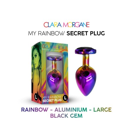 My little rainbow Secret Plug L - Clara Morgane - Anal
