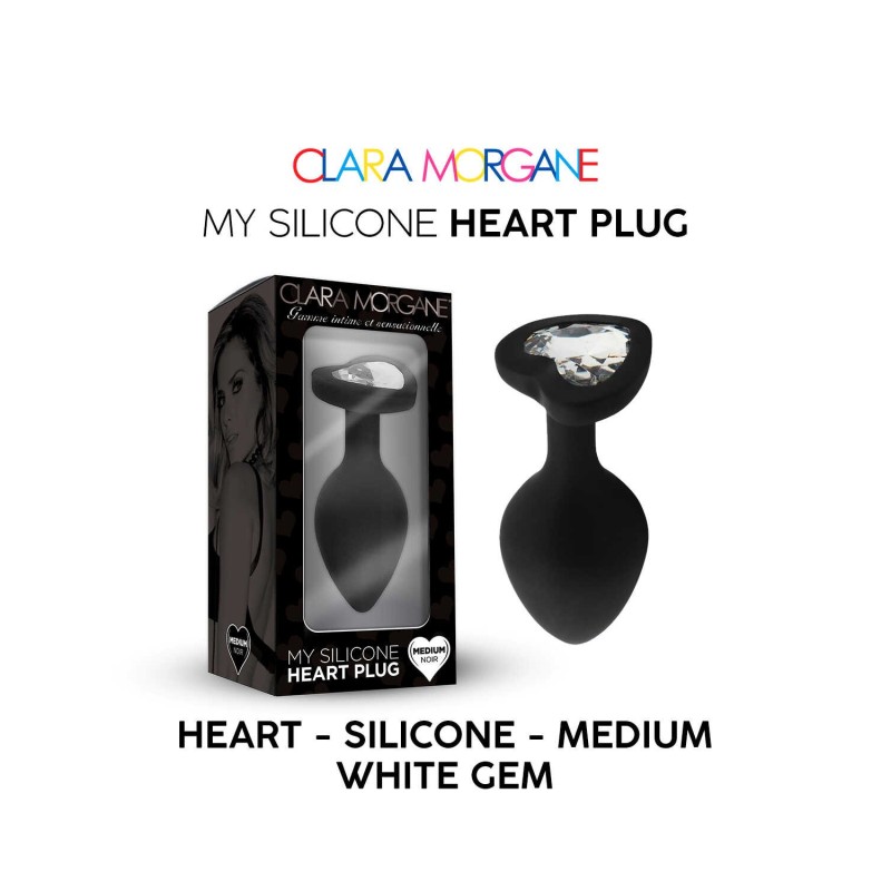 My Silicone Heart Plug - Noir L - Clara Morgane - Anal My Silicone Heart Plug - Noir L - Clara Morgane - Anal