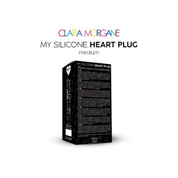 My Silicone Heart Plug - Noir L