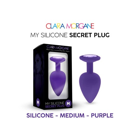 My Silicone Secret Plug - Purple S - Clara Morgane - Anal My Silicone Secret Plug - Purple S - Clara Morgane - Anal