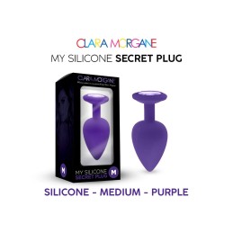 My Silicone Secret Plug - Purple M - Clara Morgane - Anal
