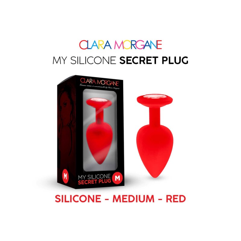 My Silicone Secret Plug - Rouge S - Clara Morgane - Anal My Silicone Secret Plug - Rouge S - Clara Morgane - Anal