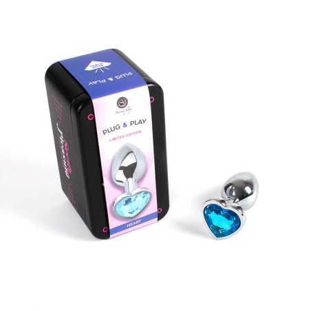 Plug anal secret play - Coeur bleu S - Secret Play - Anal Plug anal secret play - Coeur bleu S - Secret Play - Anal