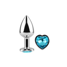 Plug anal secret play - Coeur bleu S Plug anal secret play - Coeur bleu S