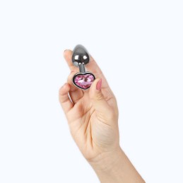 Plug anal secret play - Coeur rose S Plug anal secret play - Coeur rose S
