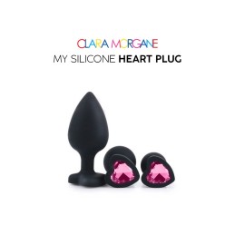 My Silicone Heart Plug - Gem rose S - Clara Morgane - Anal