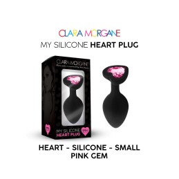 My Silicone Heart Plug - Gem rose L My Silicone Heart Plug - Gem rose L