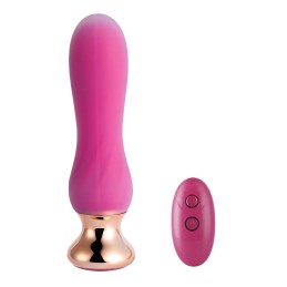 Pink holic - Plug anal vibrant télécommandé incurvé - Rose Pink holic - Plug anal vibrant télécommandé incurvé - Rose