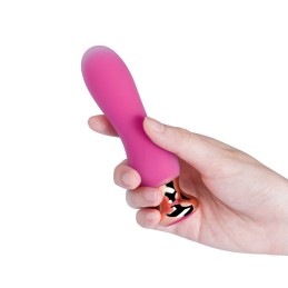 Pink holic - Plug anal vibrant télécommandé incurvé - Rose Pink holic - Plug anal vibrant télécommandé incurvé - Rose