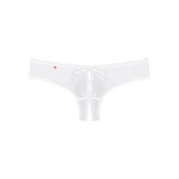 Alabastra String ouvert - Blanc L/XL