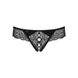 Miamor String ouvert - Noir XXL/XXXL