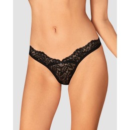 Bellastia string - Noir XS/S