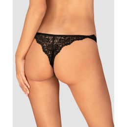 Bellastia string - Noir XS/S