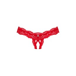 Amor Cherris string ouvert - Rouge S/M