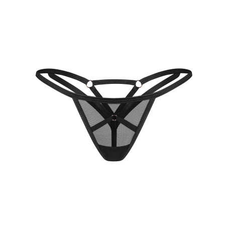 Euridia string - Noir XS/S - Obsessive Freedom - Lingerie Femme