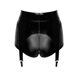 Short porte-jarretelles en vinyle et wetlook S