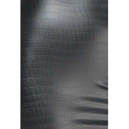 P012 String en crocodile sauvage avec double ouverTaille uniquere S