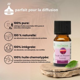 flacon d'huile essentielle synergie escale en provence de 10 ml, mélange d'huiles essentielles à diffuser, fabriqué en France flacon d'huile essentielle synergie escale en provence de 10 ml, mélange d'huiles essentielles à diffuser, fabriqué en France