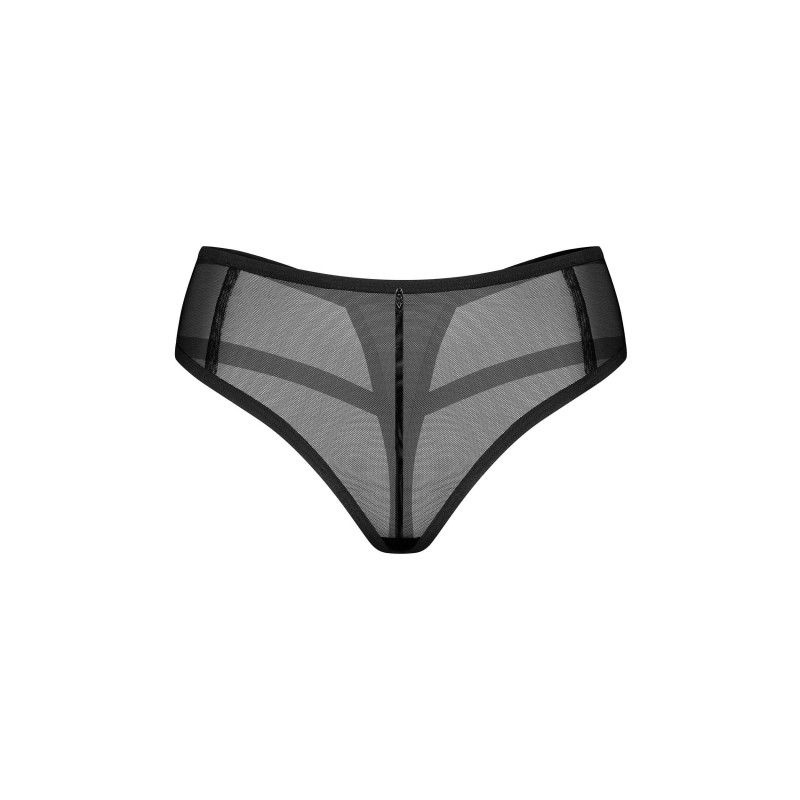 Nuites double string - Noir L/XL - Obsessive Exquisite - Lingerie Femme