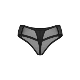 Nuites double string - Noir L/XL - Obsessive Exquisite - Lingerie Femme