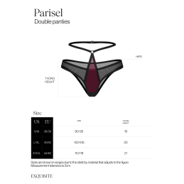 Parisel double culotte L/XL Parisel double culotte L/XL