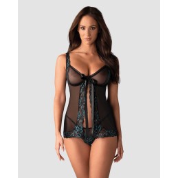 Amanta Babydoll - Noir et Taille uniquerquoise L/XL