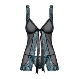 Amanta Babydoll - Noir et Taille uniquerquoise L/XL