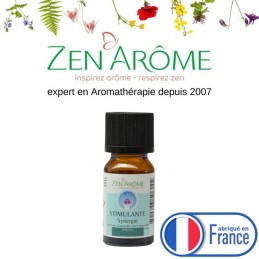 Flacon de 10 ml d'huile essentielle synergie stimulante, mélange d'huiles essentielles à diffuser, fabriqué en France. Flacon de 10 ml d'huile essentielle synergie stimulante, mélange d'huiles essentielles à diffuser, fabriqué en France.