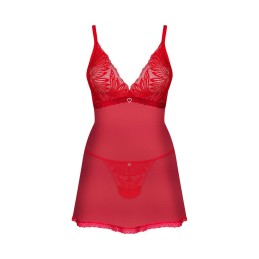 Chilisa babydoll et string - Rouge M/L