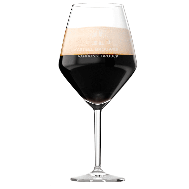 Verre à pied fin Kasteelbier cuvée du château 33 cl, idéal pour savourer une bière d’exception