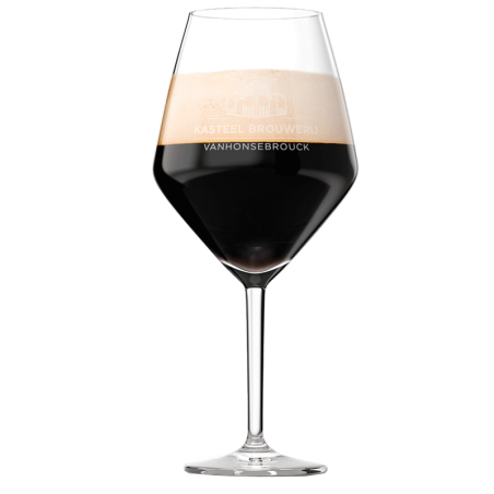 Verre à pied fin Kasteelbier cuvée du château 33 cl, idéal pour savourer une bière d’exception