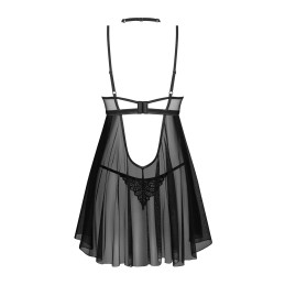 Donarella babydoll et String - Noire - NP XS/S