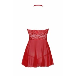 Sexy Kiss 247 babydoll et ruban de satin - Rouge S/M