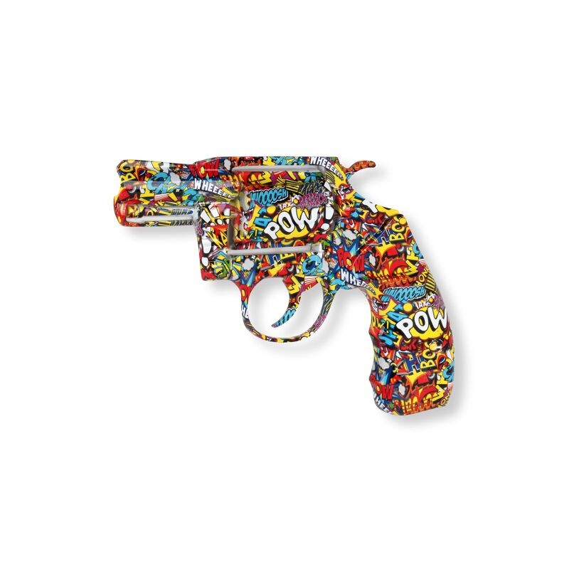 sculpture en résine graffiti pistol objet décoration intérieure style urbain sculpture en résine graffiti pistol objet décoration intérieure style urbain