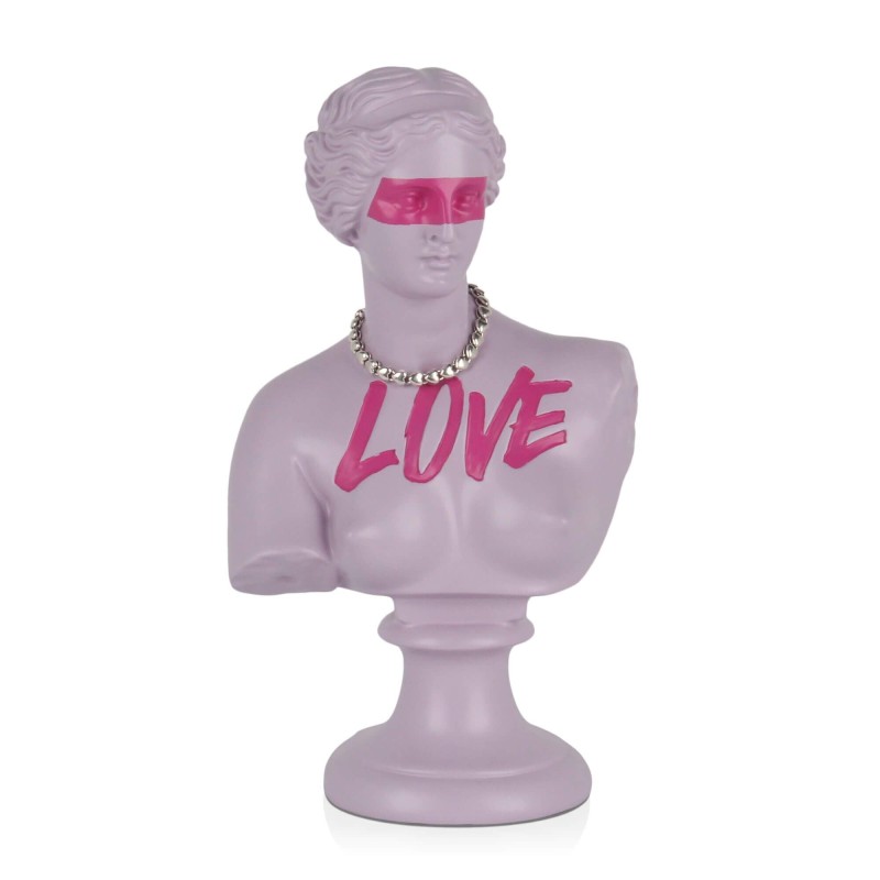 sculpture buste grec en résine coloris rose décoration intérieure élégante sculpture buste grec en résine coloris rose décoration intérieure élégante
